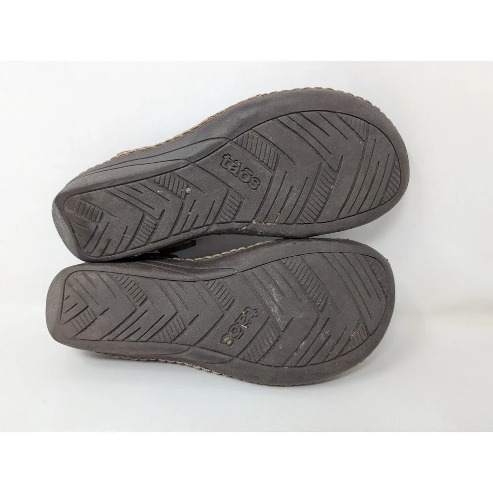 TAOS Answer Sandals Womens Size US‎ 7 EU 38 Brown Leather Comfort Ankle Strap